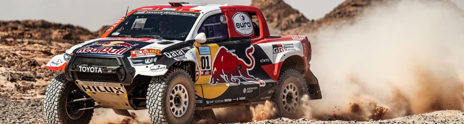 Изображение на странице НАССЕР АЛЬ-АТТИЯ ЗА РУЛЕМ TOYOTA HILUX СТАЛ ПОБЕДИТЕЛЕМ РАЛЛИ-РЕЙДА «ДАКАР-2022» Тойота Центр Владимир